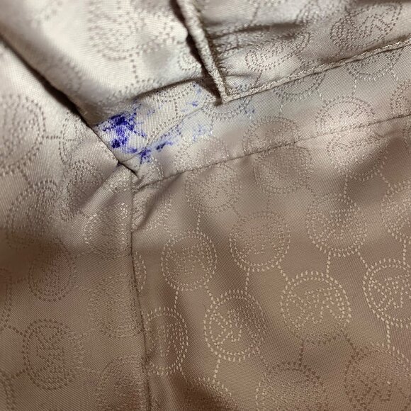 MICHAEL KORS Selma Navy Blue Saffiano Leather Medium Satchel Shoulder Bag - Picture 13 of 13